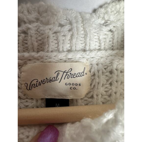 Universal Thread Granny Square Top Womens Sz M Crochet Grannycore Patchwork - Picture 3 of 9